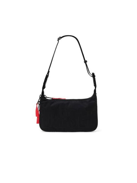 Zip-D Shoulder Bag in Black