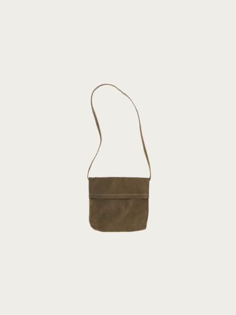 Small Pig Flap Shoulder Bag - Khaki