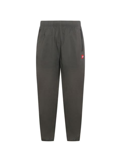 zip logo-patch trousers