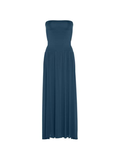 Oda strapless maxi dress