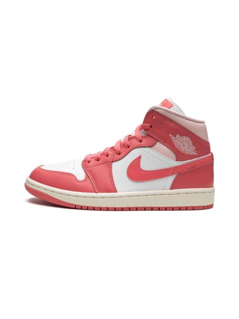 W Air Jordan 1 Mid "Strawberries And Cream"