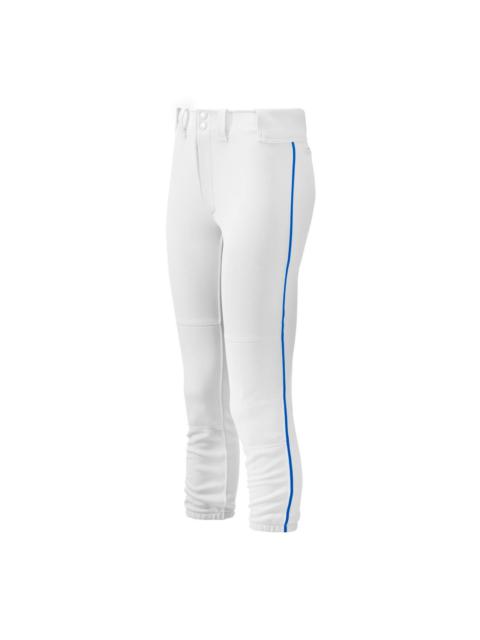 Youth Girl's Belted Piped Softball Pant