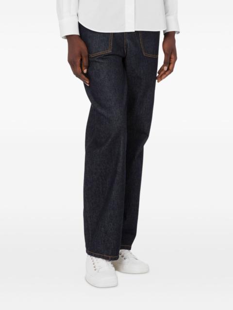 patch-pocket denim jeans