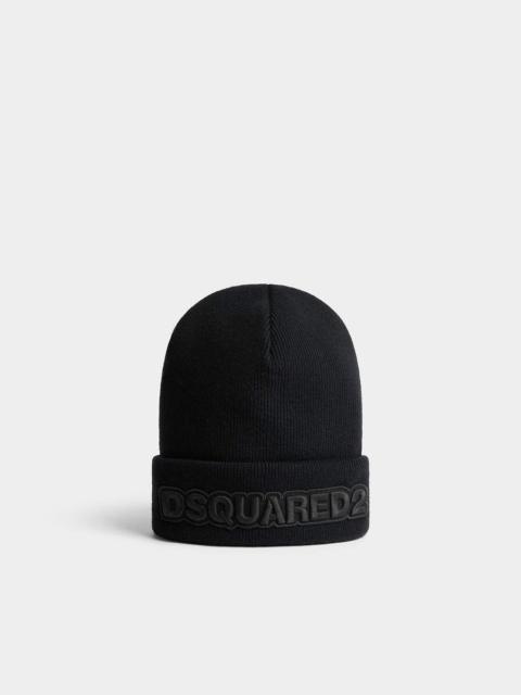 DSQUARED2 LOGO KNIT BEANIE