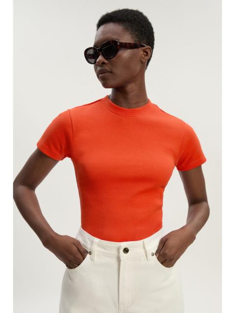 Compact Jersey Ribbed T-Shirt