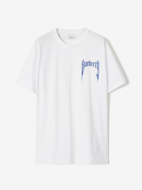 Logo Print Cotton Oversized T-shirt