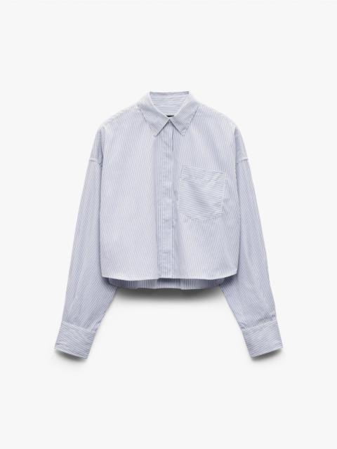 Marin Cropped Striped Shirt