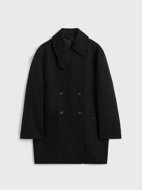 Broad peacoat black
