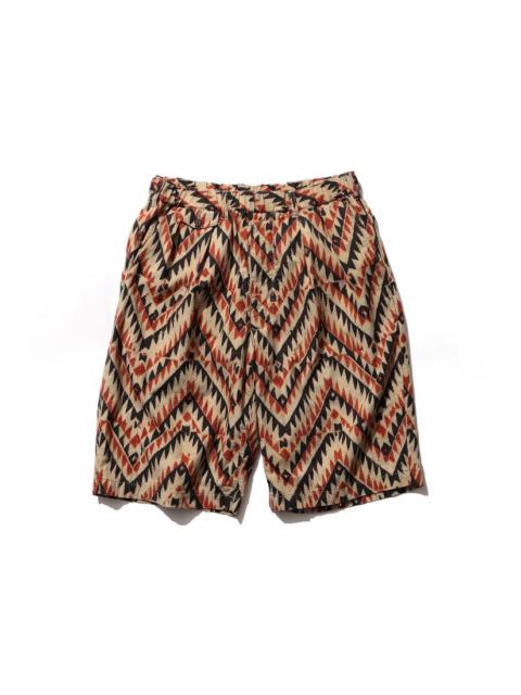 2 Pleats Relax Shorts - Beige
