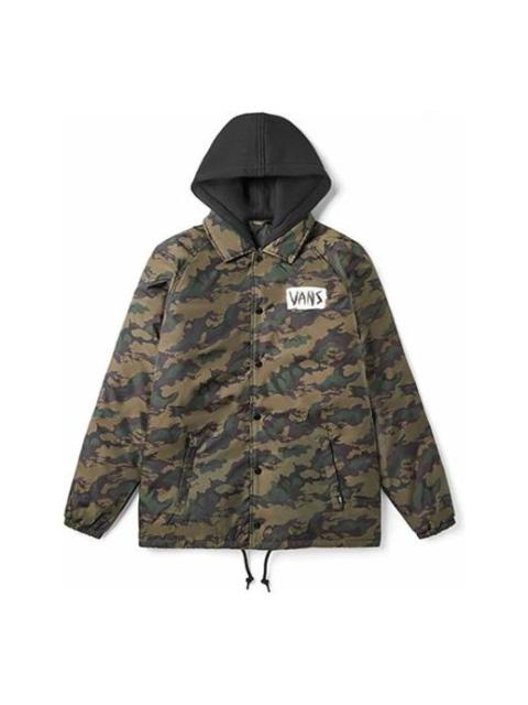 Men's Vans Stay Warm With Down Feather Athleisure Casual Sports Jacket Camouflage VN0A4BQ3T88