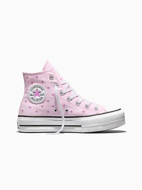 Chuck Taylor All Star Lift Platform Embroidered Stars