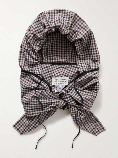 Gingham Shell Scarf
