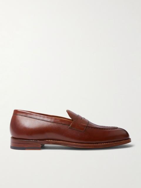 Lloyd Leather Penny Loafers Brown