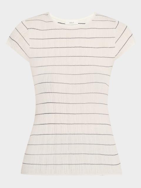 Sam Stripe Crewneck Tee