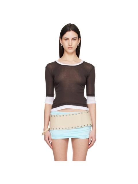 Brown Gemma T-shirt