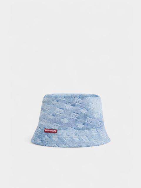 D2 MONOGRAM BUCKET HAT