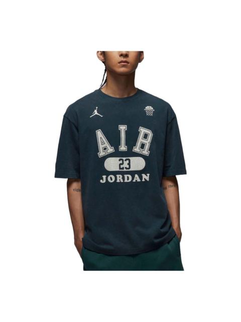 Air Jordan Brand Greatness 1985 Graphic T-shirt Asia Sizing 'Navy' HM4902-478