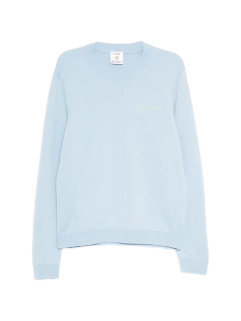 crewneck knitted jumper