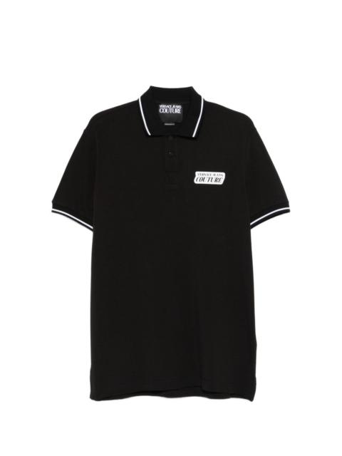 logo-detail polo shirt