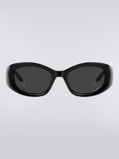 Rectangular acetate sunglasses