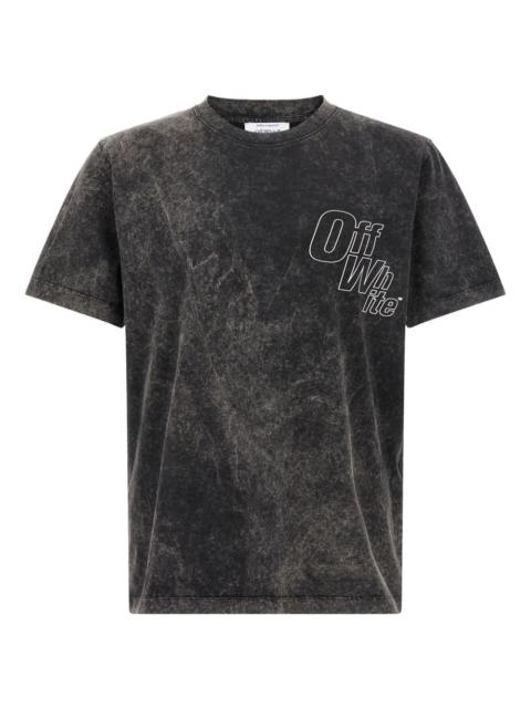 Outline arrow-print T-shirt