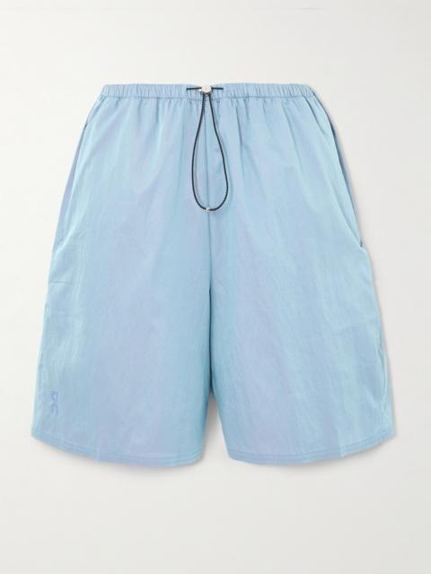 + Zendaya Gloria Iridescent Recycled-shell Shorts