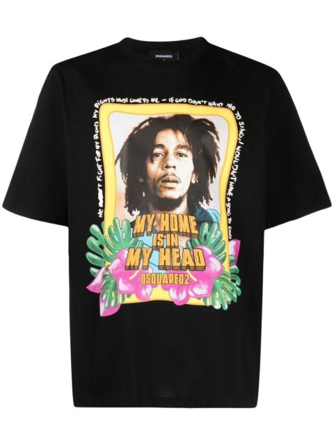 graphic-print crew-neck T-shirt