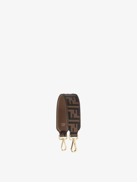 Leather shoulder strap