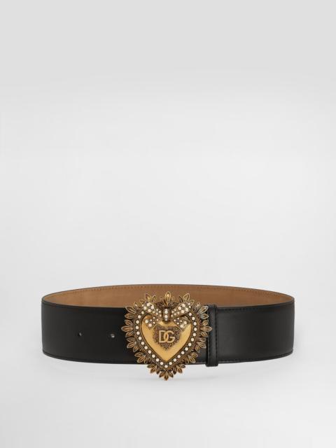 Devotion belt in lux leather
