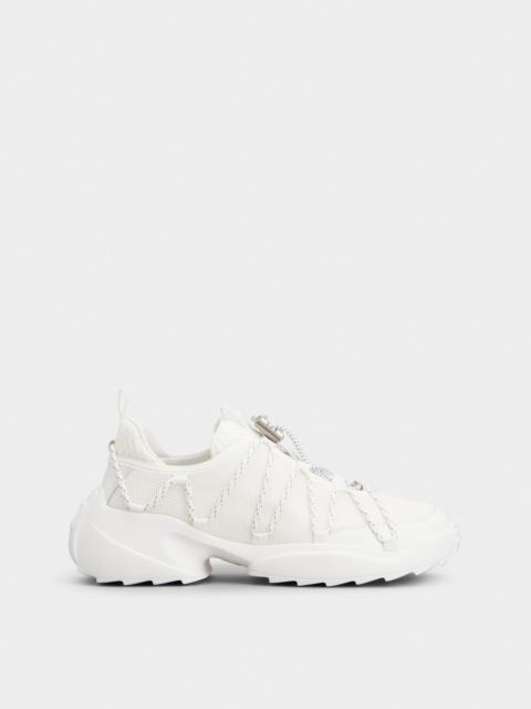 Viv' Zag Sneakers in fabric and leather