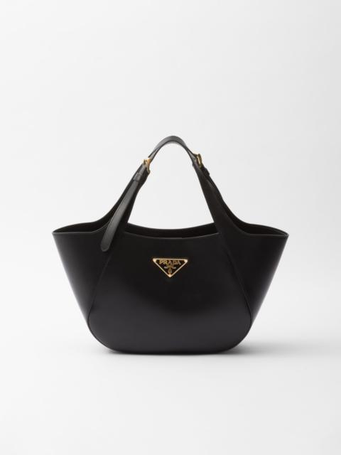 Prada medium leather tote bag