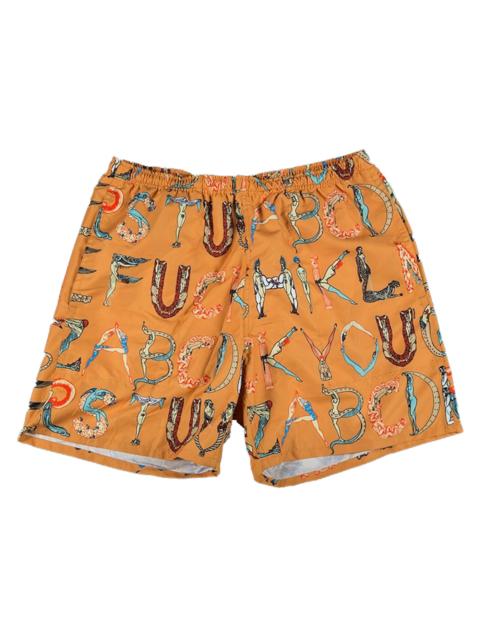 Supreme Alphabet Water Short Orange