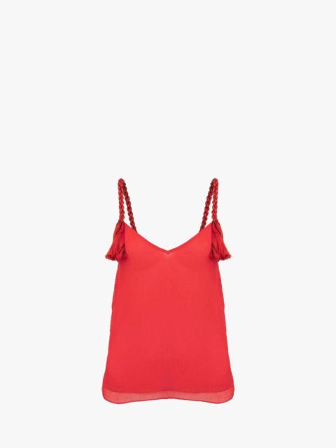 TASSEL STRAP CAMISOLE