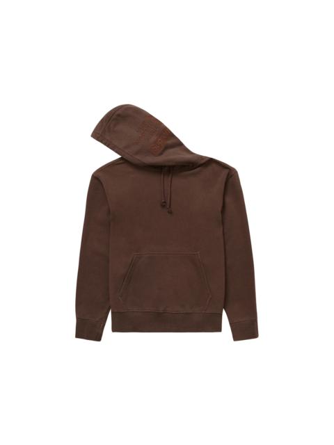 Supreme The North Face Pigment Printed Hooded Sweatshirt Brown