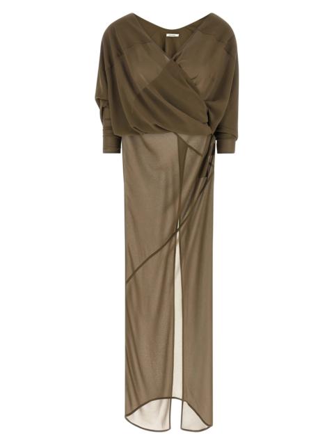 Asymmetrical skirt dress