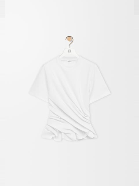 Twisted top in cotton blend