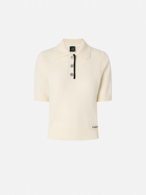 POLO-STYLE SWEATER