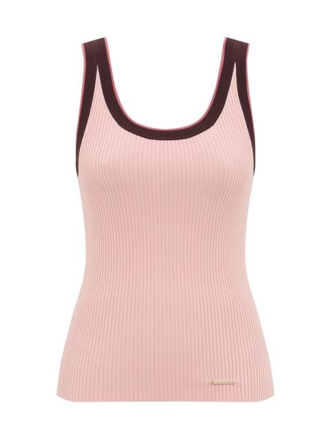 CONTRAST RIB SCOOP TANK