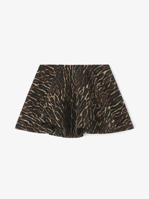 METALLIC CLOQUE CIRCLE SKIRT