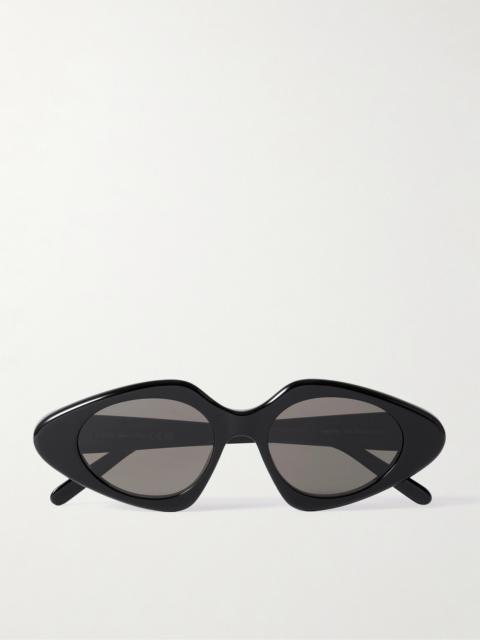 Slim Cat-eye Acetate Sunglasses