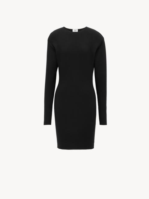 SWEATER DRESS IN DOUBLE-FACE KNIT