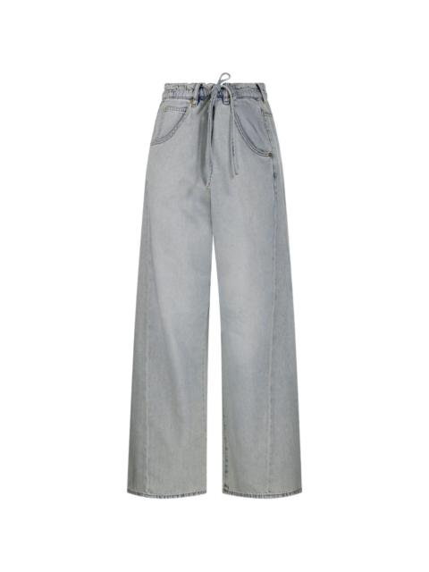 drawstring jeans