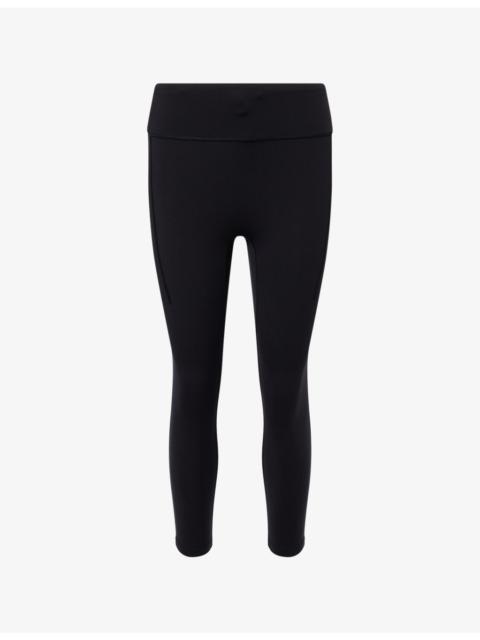 Performance 7/8 High-Waisted Stretch-Jersey Leggings