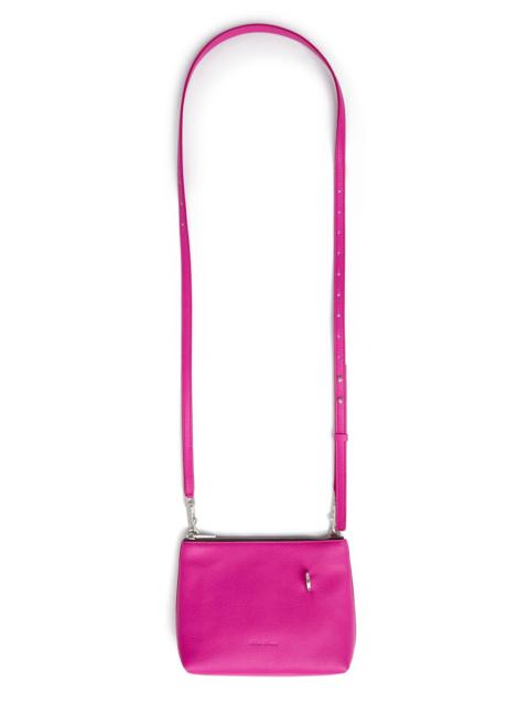 Adri D-loop detail leather crossbody bag