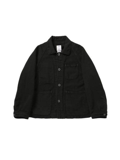 COVERALL MOLESKIN DMGD W BLACK
