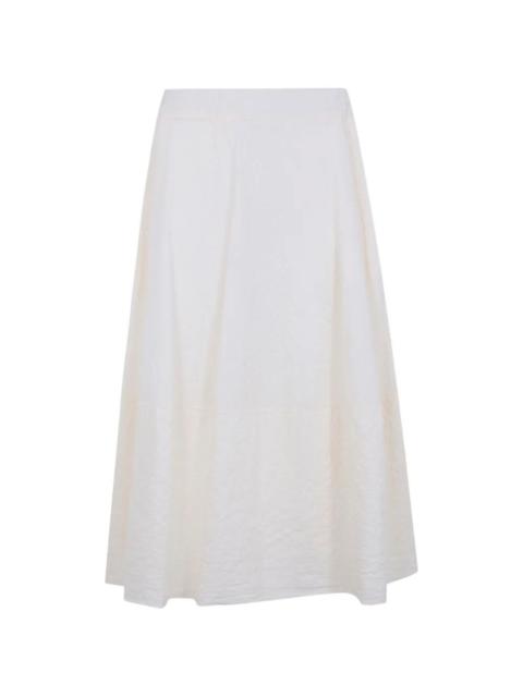 LABO. ART "Gea" Rock Cotton Round Midi Skirt