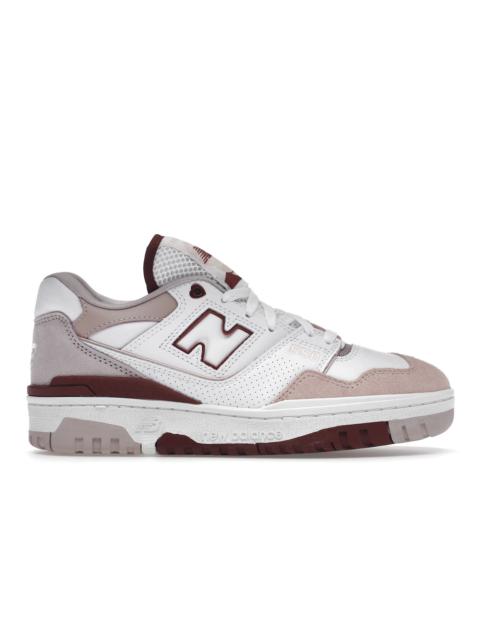 New Balance 550 White Scarlet (W)