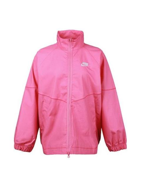 (WMNS) Nike Sportswear Jacket 'Purplepink White' CZ1425-684
