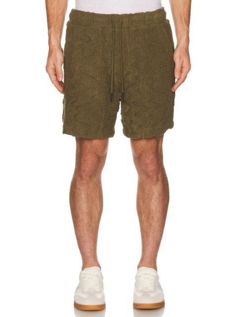Pine Verve Crochet Shorts