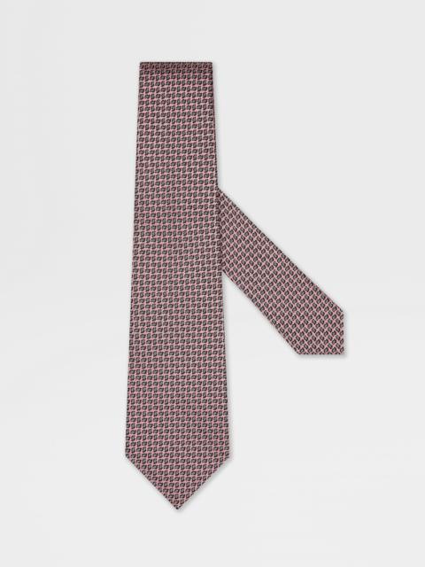 PINK SILK TIE